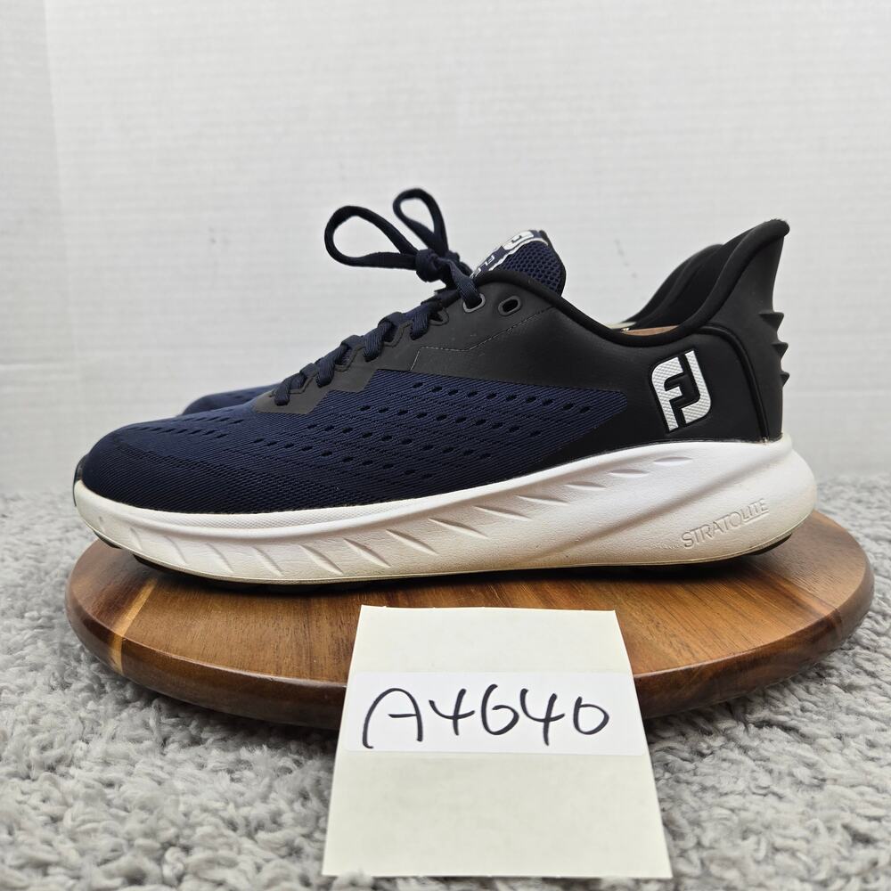 Footjoy Mens 9M Flex XP Navy Blue Athletic Lifestyle Casual Spikeless Golf Shoe